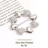 Pearl Rhinestone Waist Buckle Scarf Fastener Hem Knot Button for Women