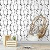 Black Floral Peel and Stick Wallpaper Black Vine Butterfly Self-Adhesive Wallpaper Removable Modern Stick and Peel Contact Paper