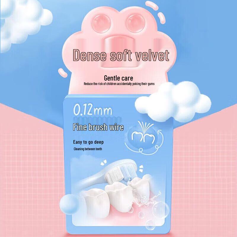 Bellele Kids' Cat Claw Toothbrush Set