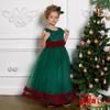 Tulle Red Christmas Dresses for Girls Formal Bridesmaids Wedding Party Princess Prom Girl Dress Flower Birthday Costume 5-14 Yrs