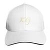 KG Initials Gold Lettering Personalised Gifts Baseball Cap Hat Beach derby hat Hat Unisex Luxury Bobble Girl Unisexs