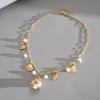 Sea Series Conch Bohemian Shell Necklace Zinc Zinc Alloy Pearl Starfish Beach Pendant  Girls Couple Gift