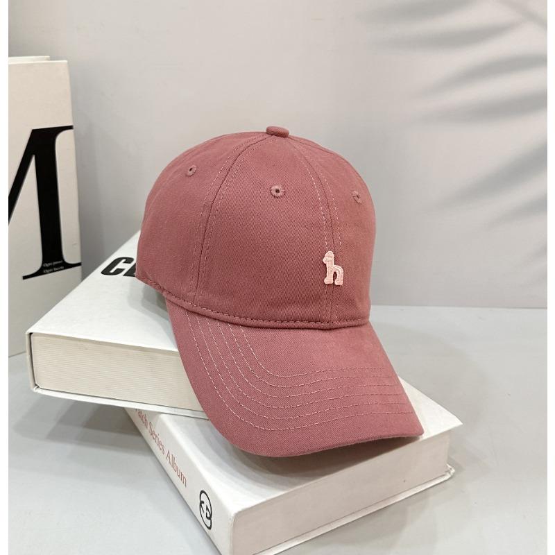 Four Seasons Embroidered Baseball Cap Children's Fashion Versatile Large Wide Soft Top Cap Men