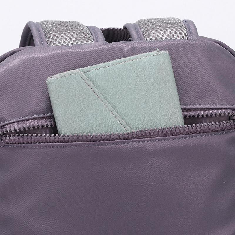 Zaino Monocolore da Donna Leggero Impermeabile in Nylon Zaino da Viaggio