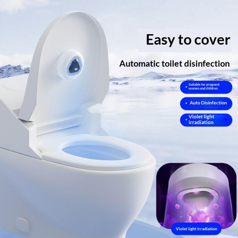 Automatic Induction Toilet Lid Clean UV Light IPX4 Waterproof Smart Toilet Seat Sanitizer  Home Use