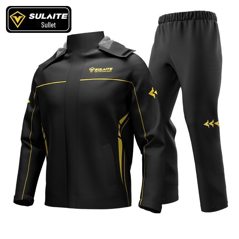 

Уличный мотоциклетный дождевик и дождевые штаны для райдеров - Водонепроницаемый, пончо из ткани Оксфорд для мотоцикла и электромобиля. 2XL