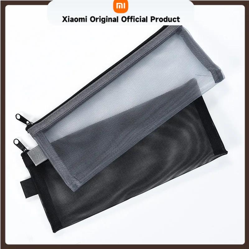 Xiaomi Cosmetic Bag Travel Wash Storage Bag Mesh Pen Bag Portable Zipper Receipt Storage Bag Makeup Pouch