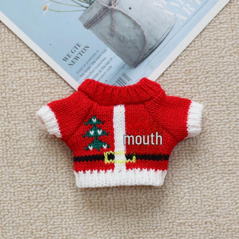 20cm Cotton Doll Accessories: Plush Dog Sweater, Scarf, Hat Set