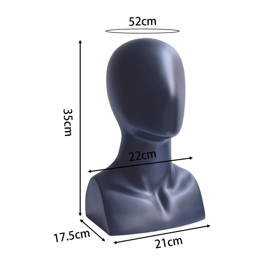Schaufensterkopf Schaufensterkopf Multifunktional mit Schulter Perückenständer für