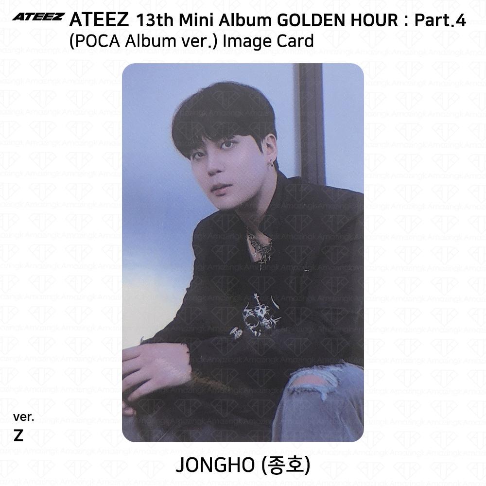 ATEEZ 13. Mini-Album Golden Hour Teil 4 POCA Album Version. Fotokarte