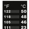 Stick On Temperature Strip LCD Environmental Tracking Sticker Temperature Detection Strip for Aquarium Refrigerator Freezer 2