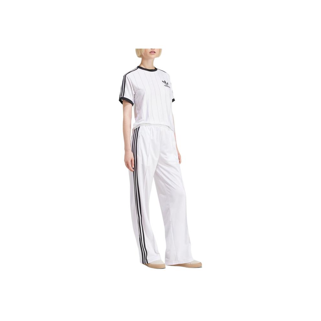 Adidas Originals Womens Firebird Loose Track Pants White Women Streetwear JF6548
