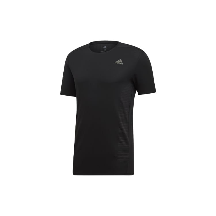 Adidas T Shirts Men's Black Crew Neck Moderate Straight Fit DQ1846