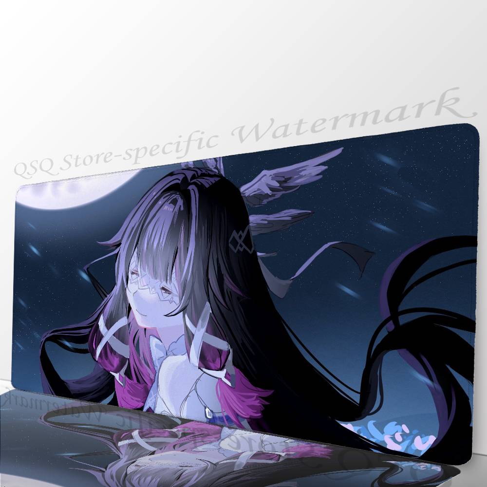 Anime Columbina G-Genshin Impact Mousepad Non-slip Suitable For Office Computers Laptops E-sports Game Desk Mats XXL Keyboard
