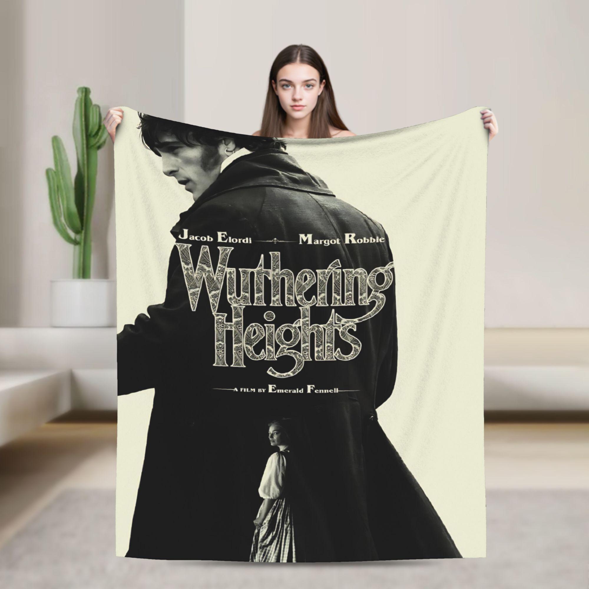 

Wuthering Heights 2026 Movie Blanket Super Soft Cozy Throw Blankets for Sofa 50x60 Inch Multiple Sizes Bedspreads 100x150cm