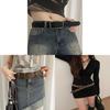 Vintage American Style Womens Pu Leather Belt With Metal Buckle For Casual Denim Wear