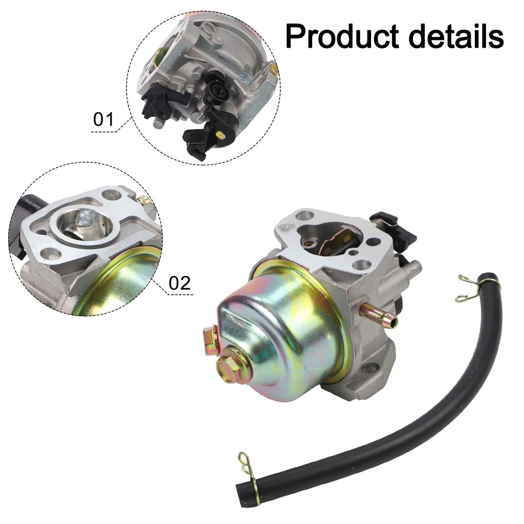 Carburetor for T375 T475 Lawn Mower Engines Fits For Hecht and For Rotenbach Models for Improved Fuel Air Mixture and Efficiency