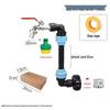 Cross-border IBC Ton Barrel Connector & Accessories: Heightened Elbow & PE Pipe for Garden Use