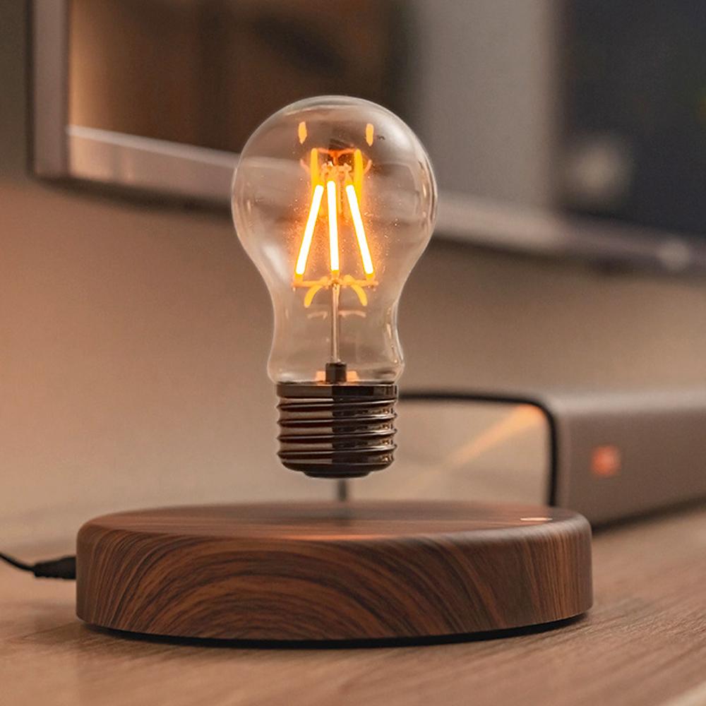 

Новинка, левитирующий лунный ночник, вращающийся на 360°, магнитная плавающая лунная лампа с 3 цветами для домашнего офиса, декора стола US Plug