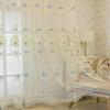 European Embroidery Curtain Curtain Floor To Ceiling Window Balcony Screen Bedroom Embroidery Window Screen