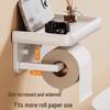 No-Drill Wall-Mounted Tissue & Toilet Paper Holder