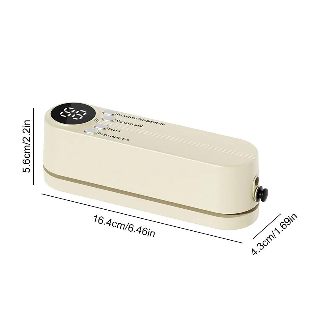 Electric Vacuum Sealer Food Clip Sealer Portable Sealing Machine For Bag Desktop Vacuum Packaging Machine Kitchen Food Storage