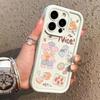 Bear Is Suitable for Apple 16 IPhone Animation 15plus Creative 14 Silicone Soft Shell 13 Mobile Phone Case 12promax