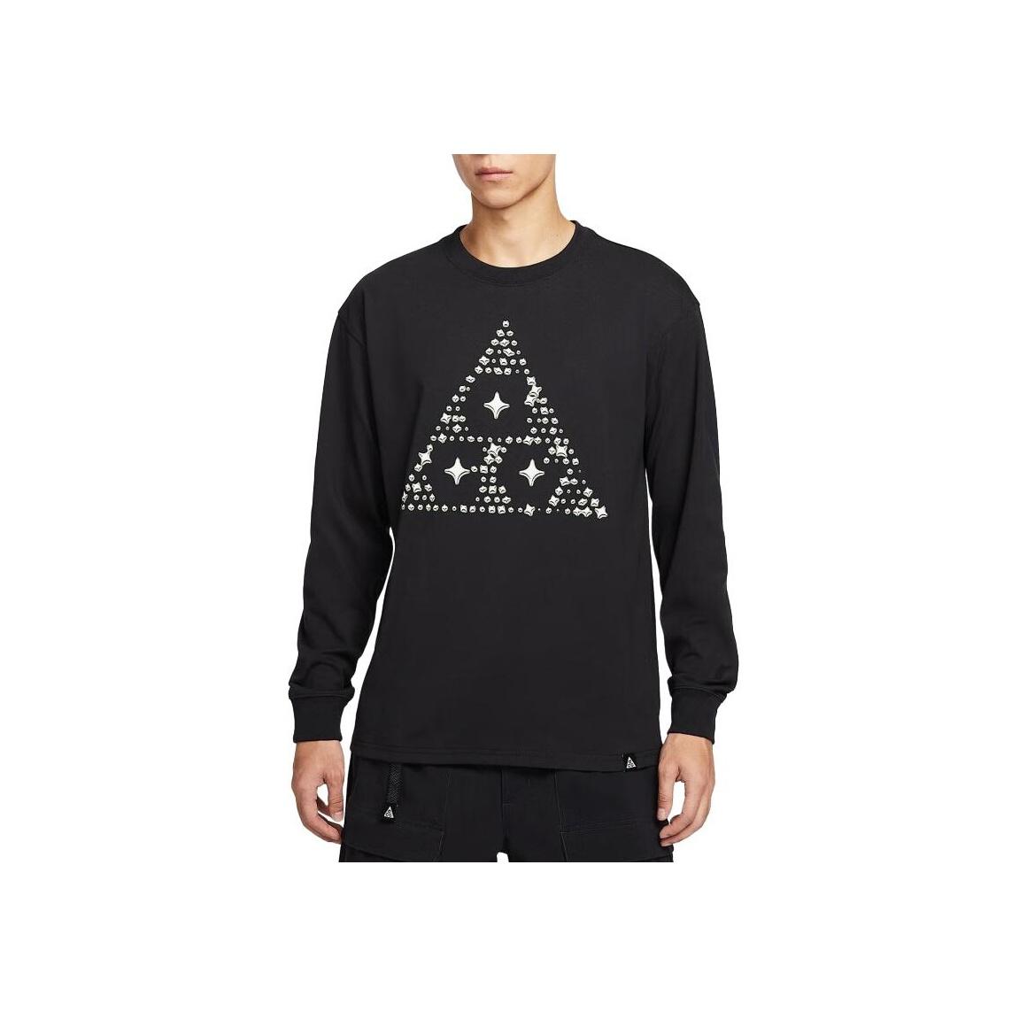 Nike Men's Acg Series Sports Casual Crew Neck Long Sleeve T-Shirt Tops Hv2177-010 Cm