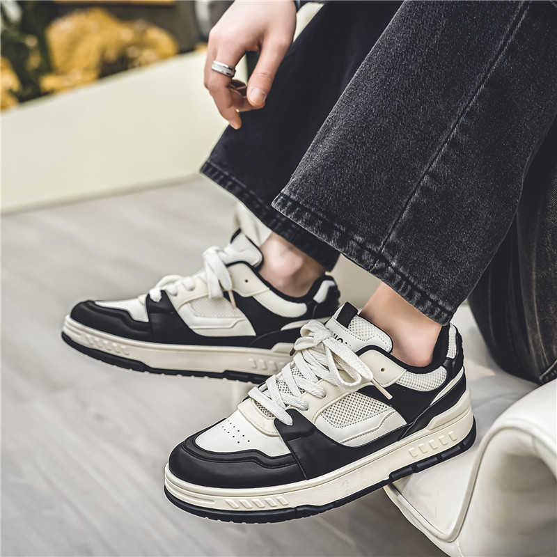 Fashion Platformed Increases Height Men Boots Shoes Men's Spring Boots Sneakers Black Sport Vietnam Releases Super Comfortable