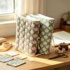 Lightweight Fabric Book Cover Floral Design Fabric Book Sleeve Notebook Protector  for Book Lovers