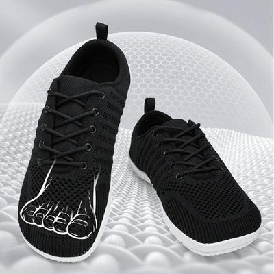 Barefoot Shoes Men's Spring and Summer New Wide Palm Breathable Non-slip Barefoot Shoes Outdoor Running Fitness Wide Last Sneakers Women
