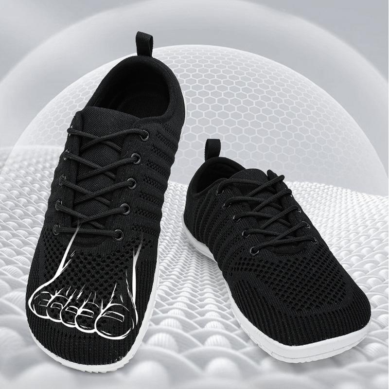 Barefoot shoes men's spring and summer new wide palm breathable non-slip barefoot shoes outdoor running fitness wide last sneakers women