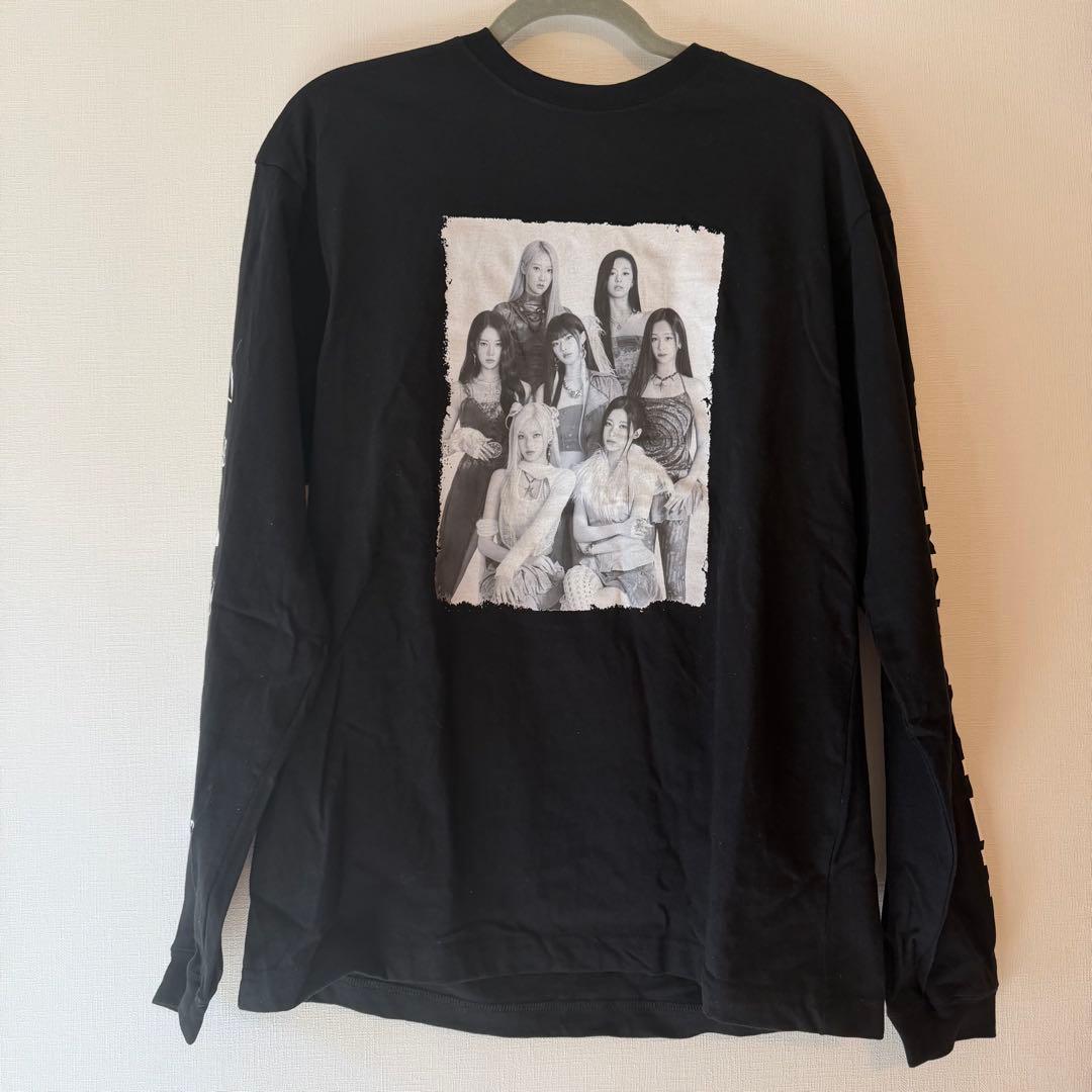 

[USED] BABYMONSTER Long Sleeve T-Shirt, Black, Size M