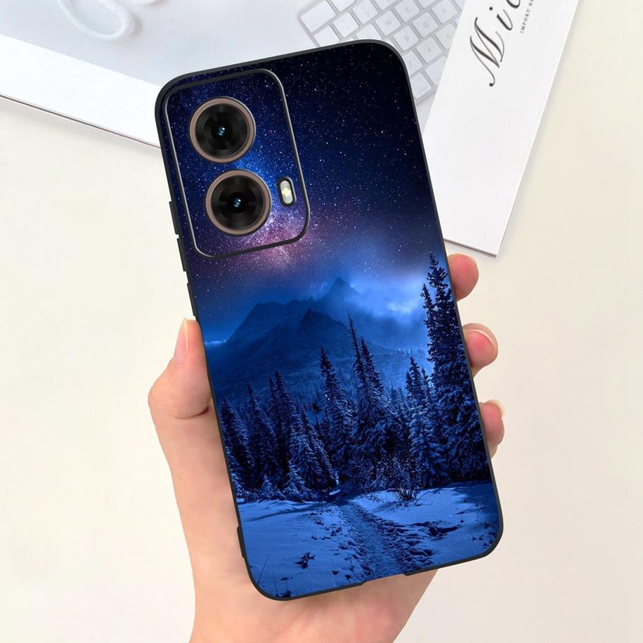 For Motorola Moto G85 5G Case Cute Astronaut Girls Soft Silicone TPU Phone Cover For Moto G85 2024 Funda G 85 MotoG85 Matte Case