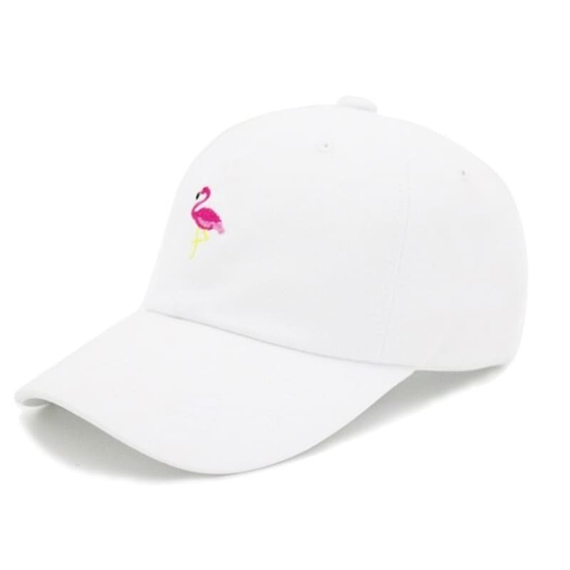 

STANDUP Flamingo White Color Ball Cap REGULAR FIT