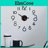 Elegant Diy Number Wall Clock 3d Mirror Sticker For Stylish Home Office Decor