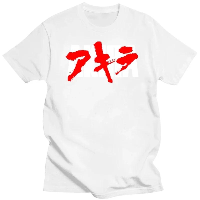 Manga T-shirt Men Women Anime Neo Tokyo Akira Movie Science Fiction Shotaro Kaneda Wash Tshirt  Washed Vintage T Shirts Male Top