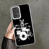 Drum Set Rock Music Soft Phone Case for Samsung A17 A16 A15 A14 A13 A57 A56 A55 A54 A53 A37 A36 A35 A34 A33 A26 A25 A24 A23 A52
