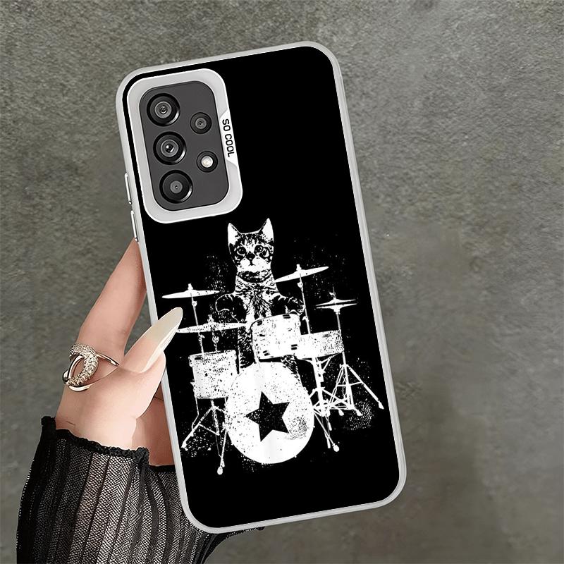 

Drum Set Rock Music Soft Phone Case for Samsung A17 A16 A15 A14 A13 A57 A56 A55 A54 A53 A37 A36 A35 A34 A33 A26 A25 A24 A23 A52 Samsung A35