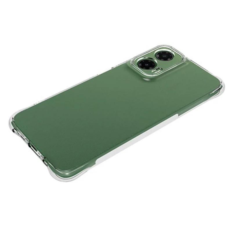 For Motorola Moto G35 5G Clear TPU Case WANLONFENG TM Series 2.0mm Phone Back Cover