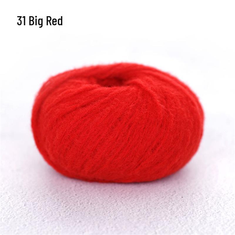 

Xuefeier Fluffy Marshmallow Plush Crochet Yarn for Dolls & Scarves Standard