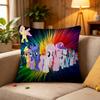 Cartoon My L-Little P-Pony Pink Pillow Cover Sofa Cushion Cover Home Room Decoration Children Gift
