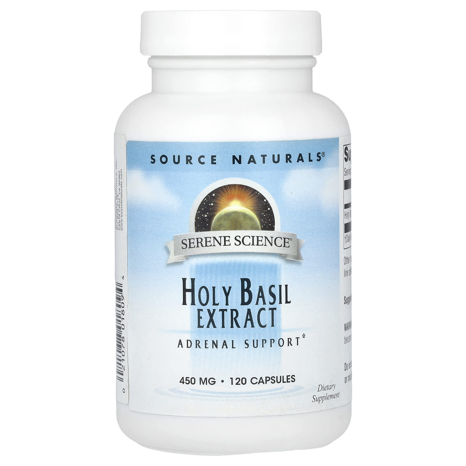

Serene Science, Holy Basil Extract, 450Mg, 120 Capsules