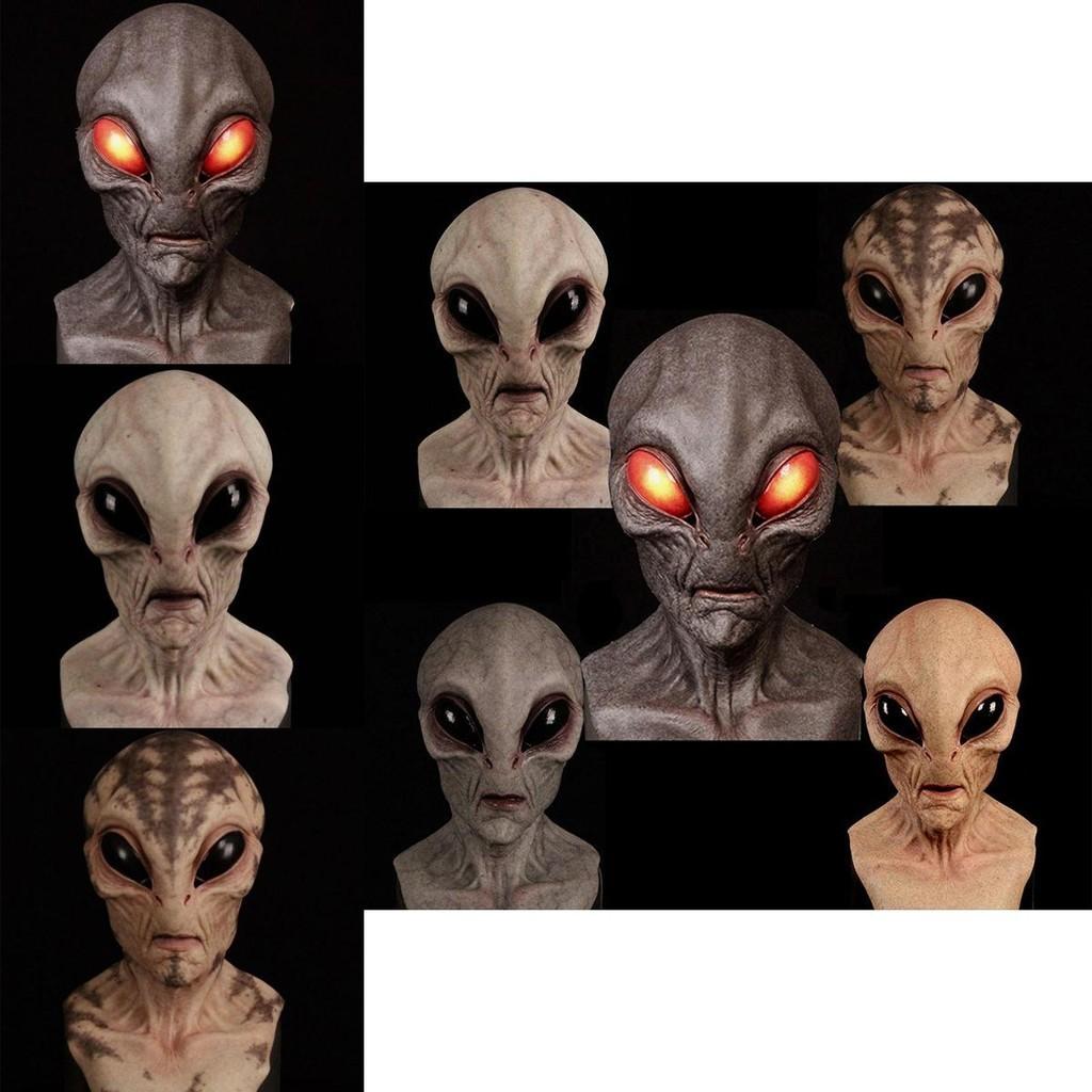 Halloween Alien Mask High-quality Latex Material For Realistic Look