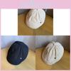 Vintage Cotton Linen Cap With Adjustable Fit For Summer Sun Protection