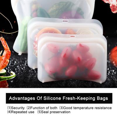 Sealing Container Convenient Heat Resistant Silicone Sealing Food Storage Bag Storage Bag