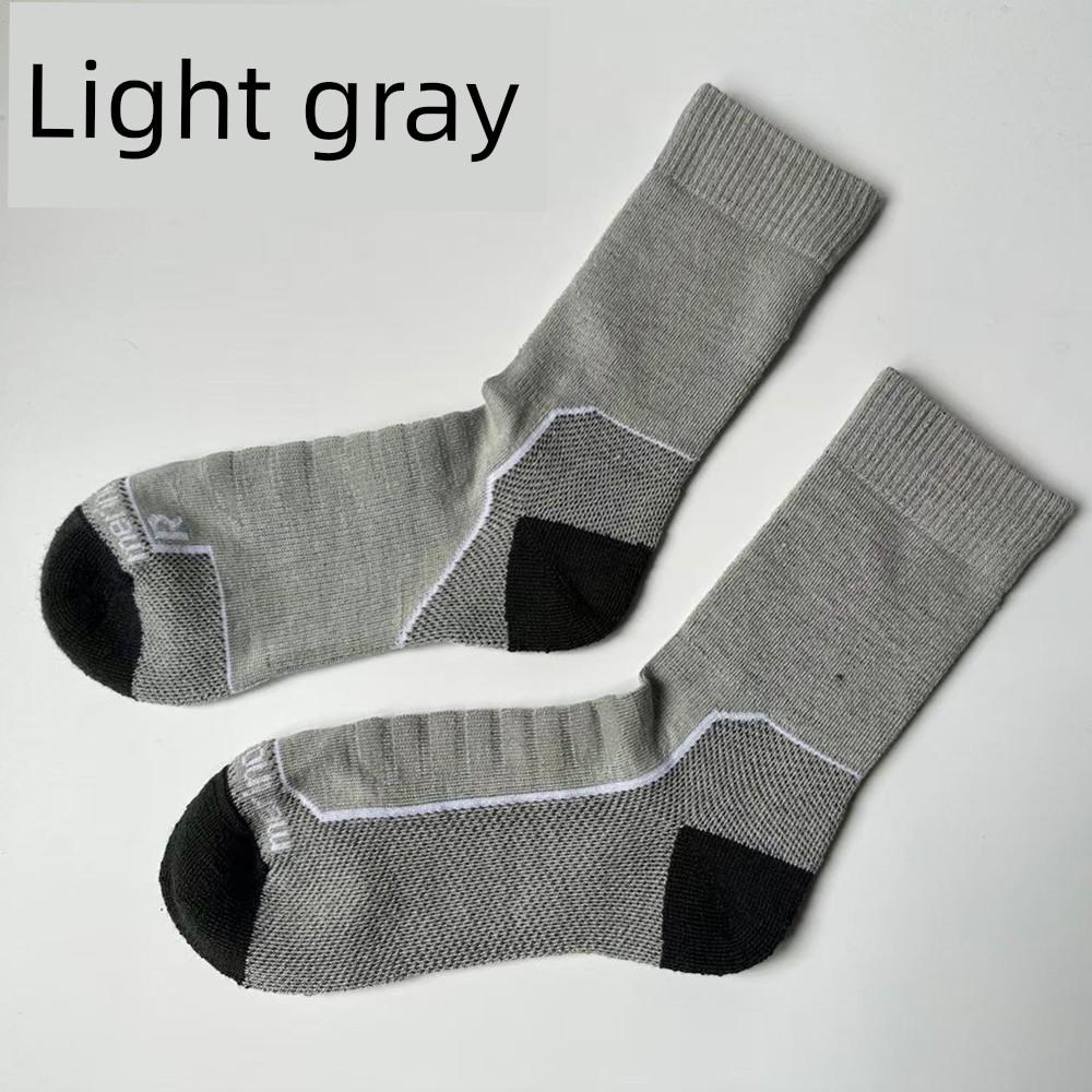 Outdoor Meiru Wool Socks Men Boneless Seam Head Long Tube Terry Thick and Comfortable Breathable Wicking Dry