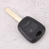 Car Key Case, 1 Car Key Case, Peugeot 307 Key-Qiilu Key Shell, 2 Buttons