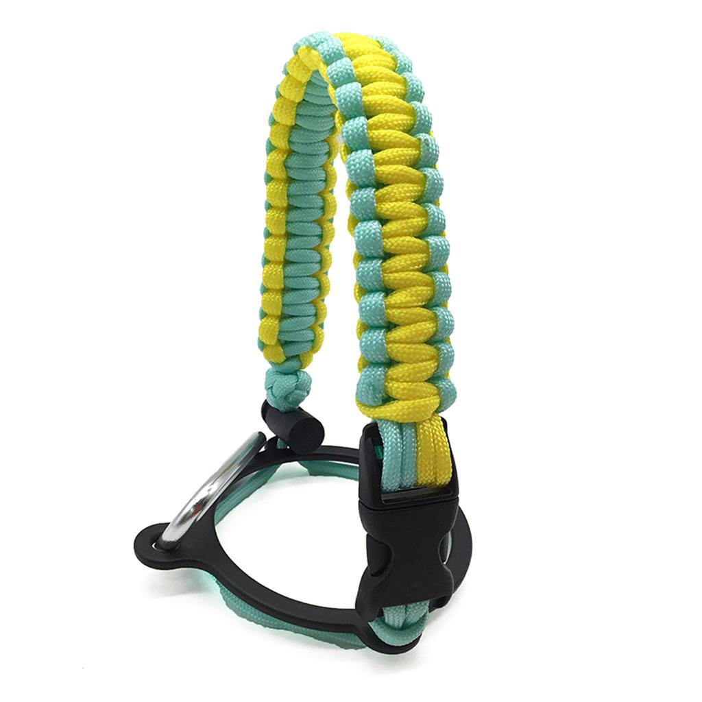 Trinkflaschenriemen Paracord Trinkflaschen-Tragegriff mit Sicherheitsringen und Karabiner für Hydro Flask Weithalsflasche