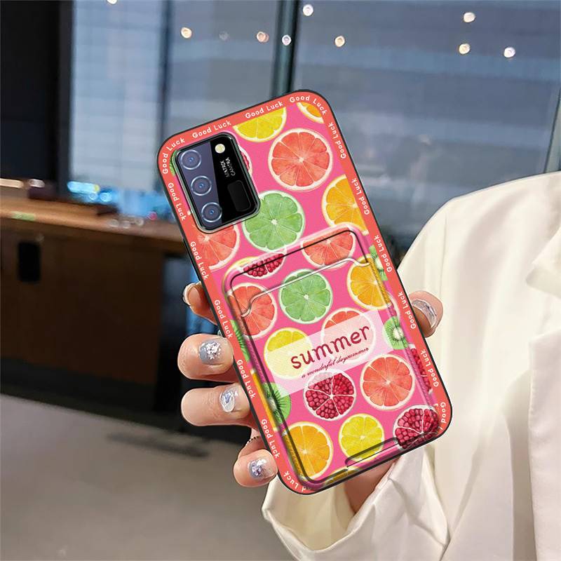 Shockproof Waterproof Phone Case For Oukitel C25 Soft Case Card Slot Graffiti Anti-knock Durable Protective TPU Cover